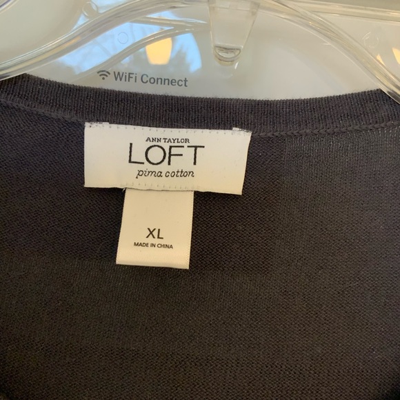 Chic Ruffled Gray Sweater - Picture 3 of 5